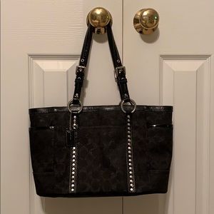Black coach purse